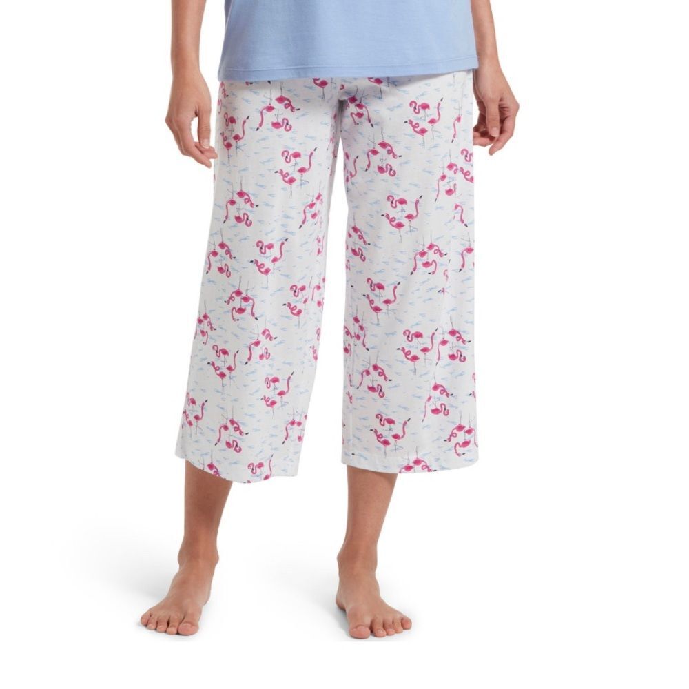 Hue Flamingals Capri Pajama Pant Women’s Small
